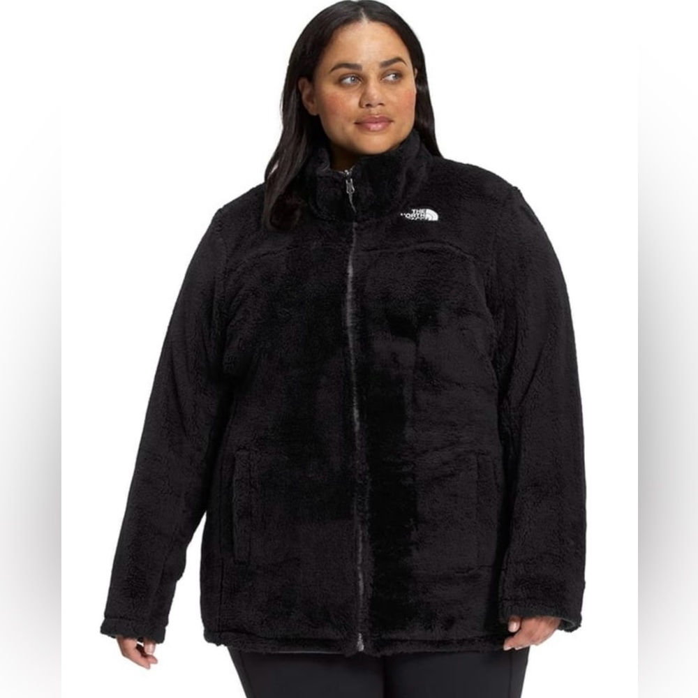 The North Face Plus Size Reversible Long Sleeve Fleece Jacket - Picture 2 of 6